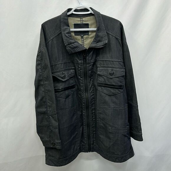 Men’s Black bull jeans vest sz 3X - Picture 1 of 6